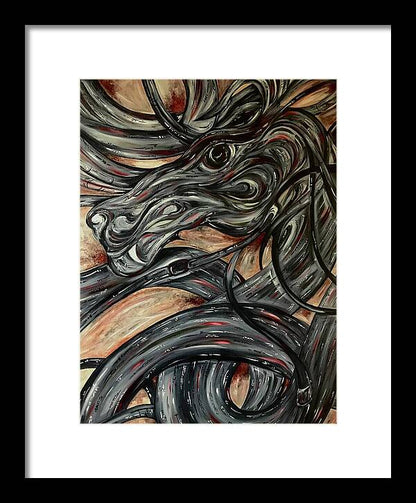 Dragon Serpent - Framed Print