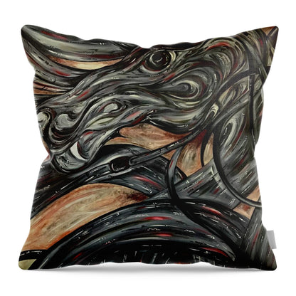 Dragon Serpent - Throw Pillow
