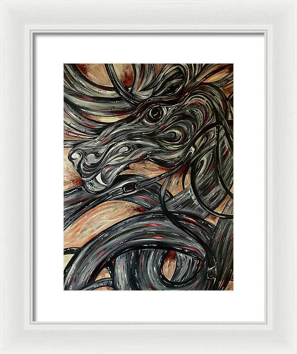 Dragon Serpent - Framed Print