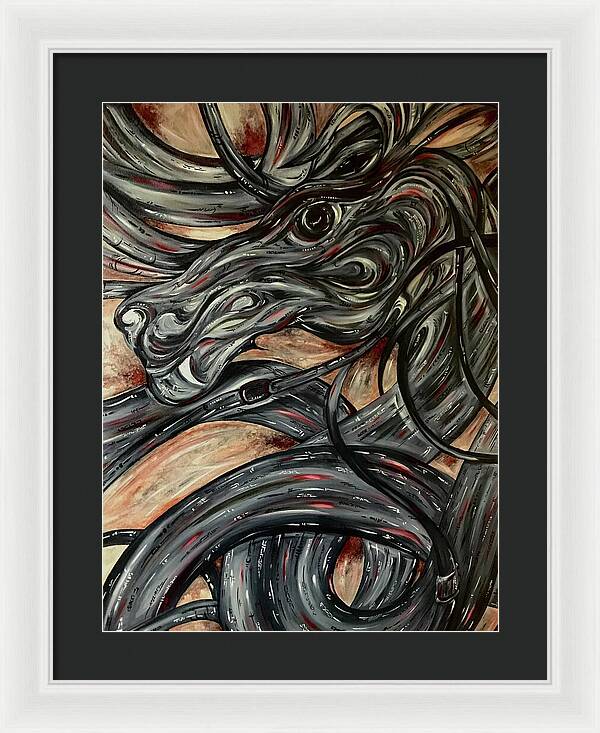 Dragon Serpent - Framed Print