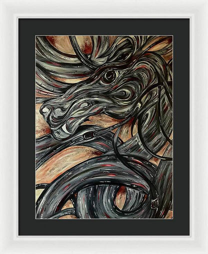 Dragon Serpent - Framed Print