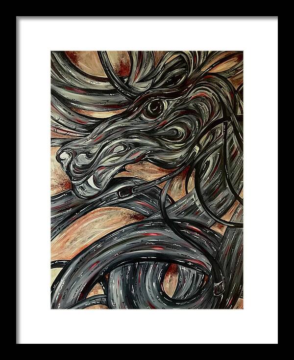 Dragon Serpent - Framed Print