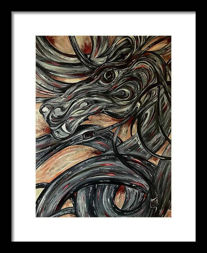 Dragon Serpent - Framed Print