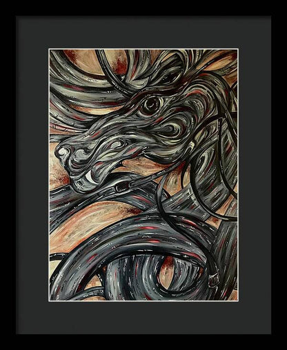 Dragon Serpent - Framed Print