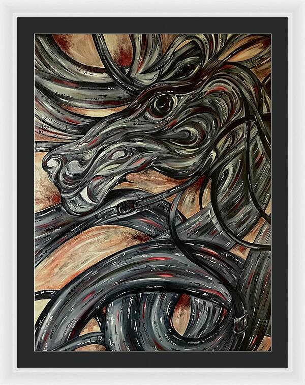 Dragon Serpent - Framed Print