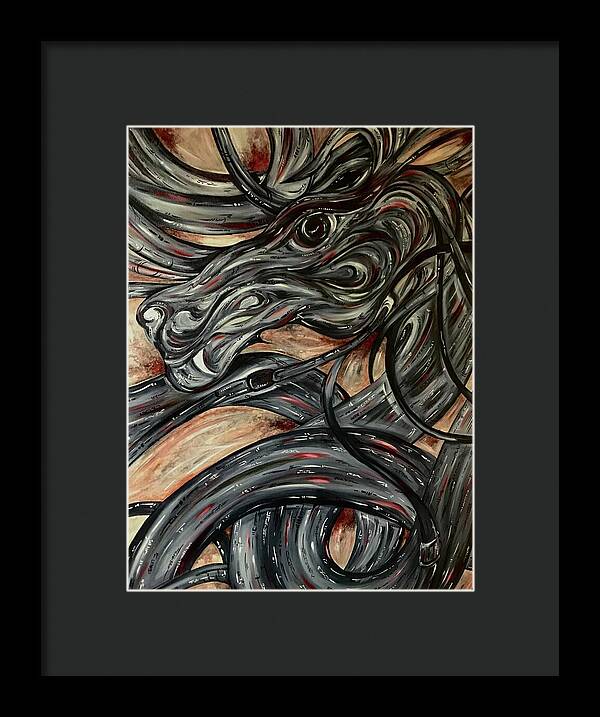 Dragon Serpent - Framed Print