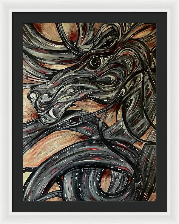 Dragon Serpent - Framed Print