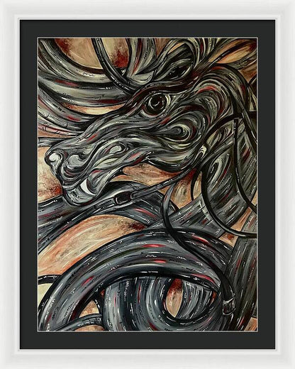 Dragon Serpent - Framed Print
