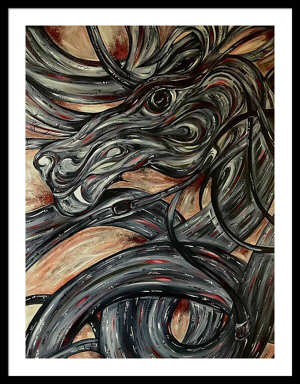 Dragon Serpent - Framed Print