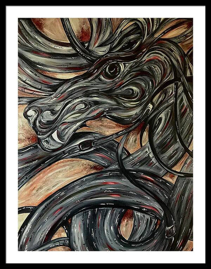 Dragon Serpent - Framed Print