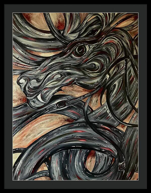 Dragon Serpent - Framed Print