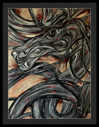 Dragon Serpent - Framed Print