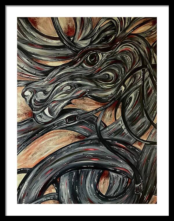 Dragon Serpent - Framed Print