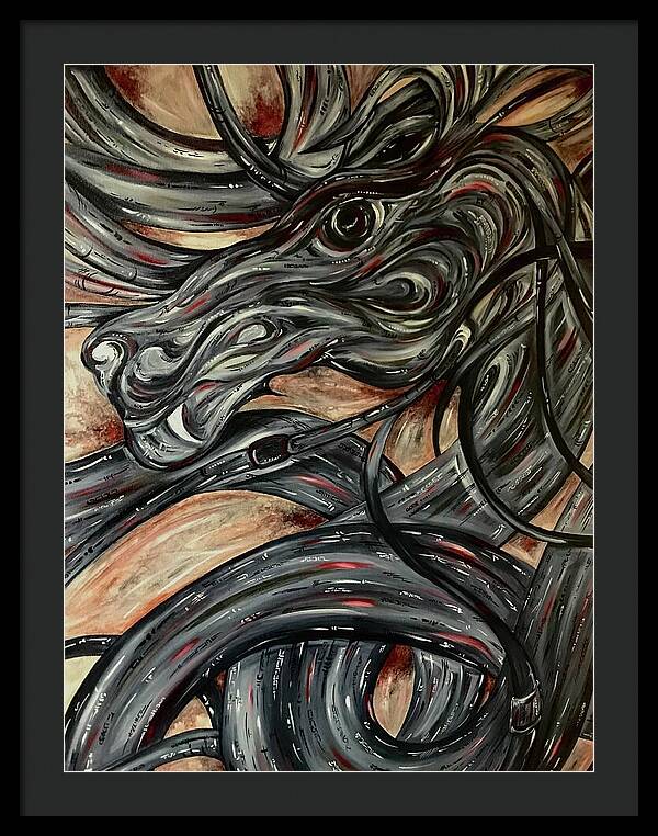 Dragon Serpent - Framed Print