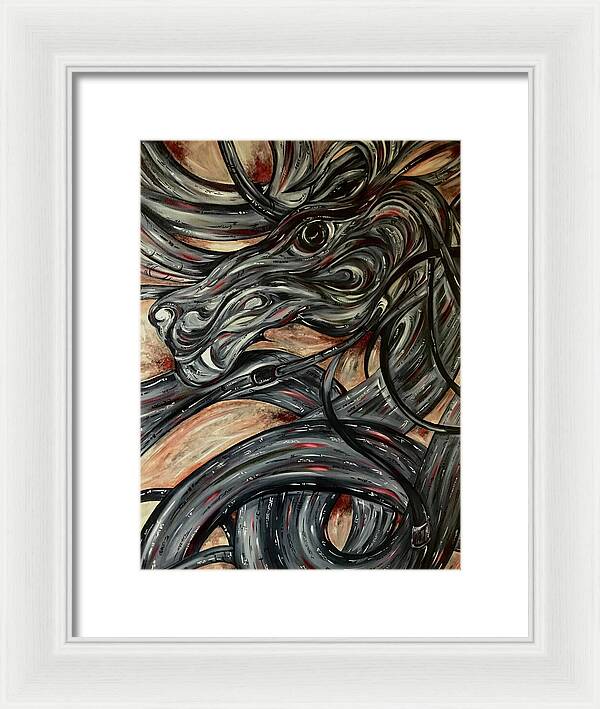 Dragon Serpent - Framed Print