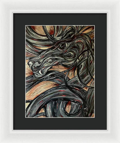 Dragon Serpent - Framed Print