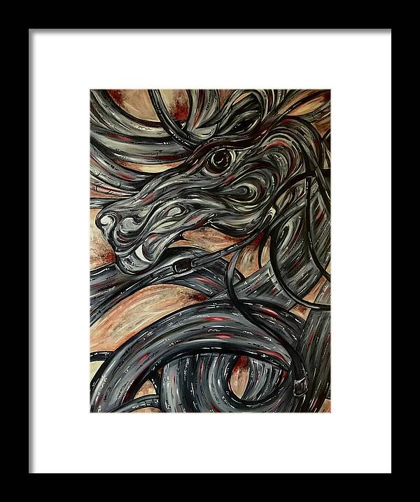 Dragon Serpent - Framed Print
