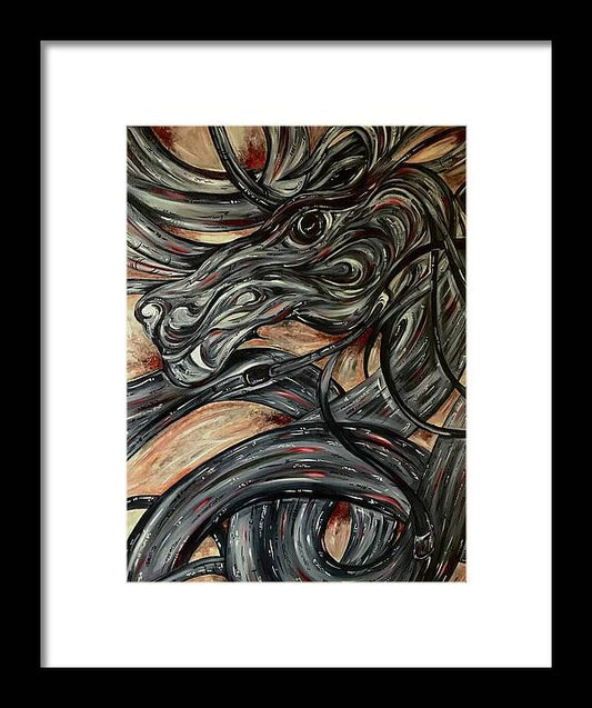 Dragon Serpent - Framed Print