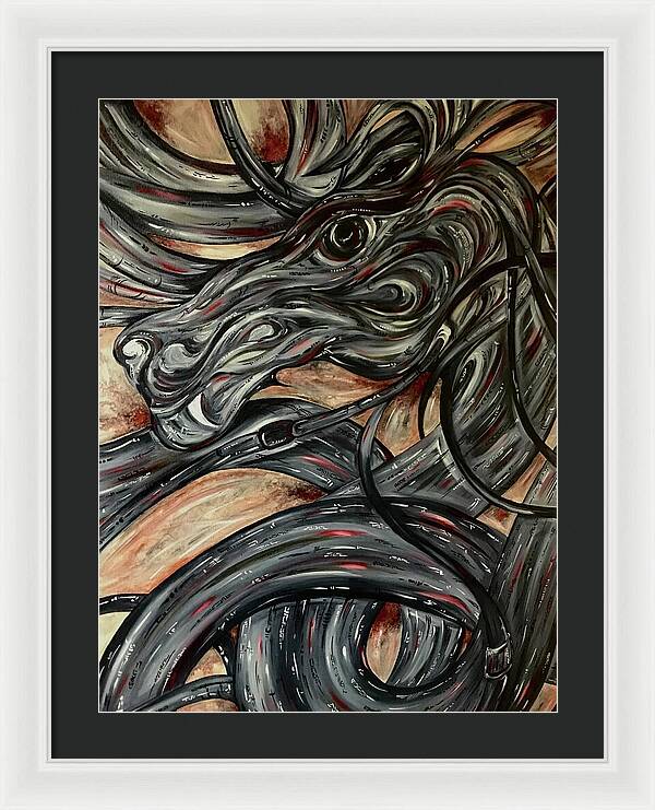 Dragon Serpent - Framed Print