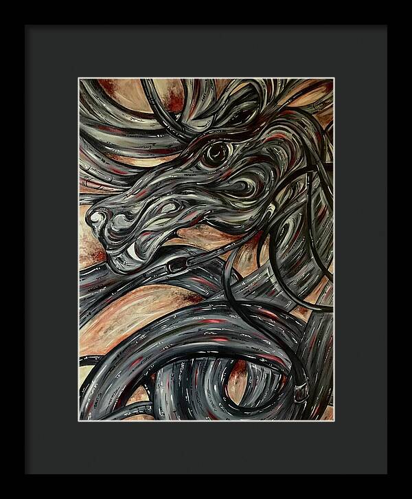 Dragon Serpent - Framed Print