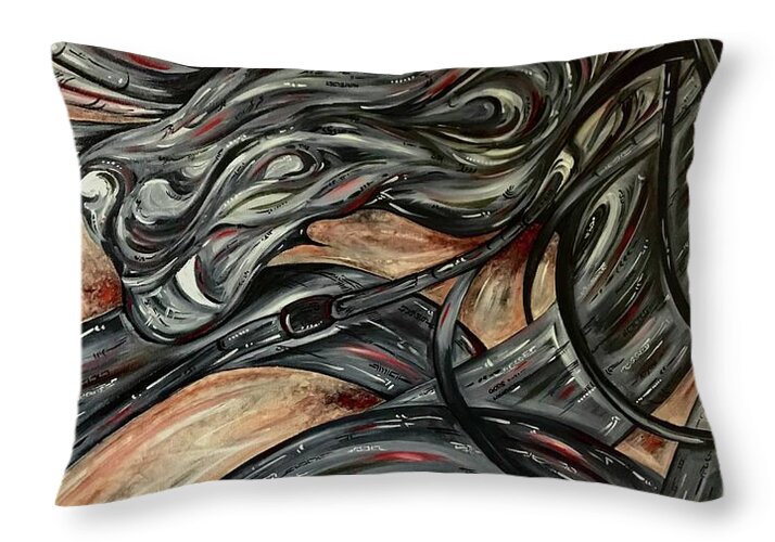 Dragon Serpent - Throw Pillow