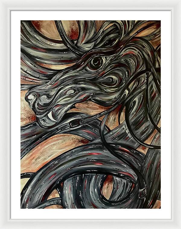 Dragon Serpent - Framed Print