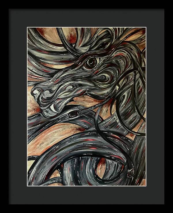 Dragon Serpent - Framed Print