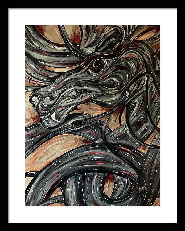 Dragon Serpent - Framed Print