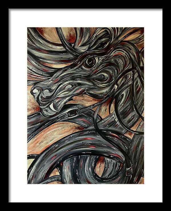 Dragon Serpent - Framed Print