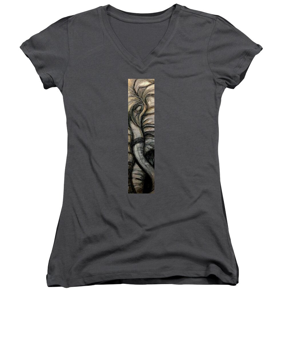 Elephant Half - Women's V-Neck