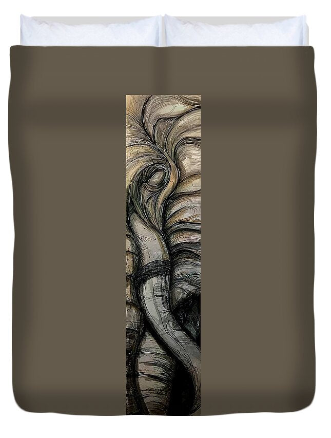 Elephant Half - Duvet Cover