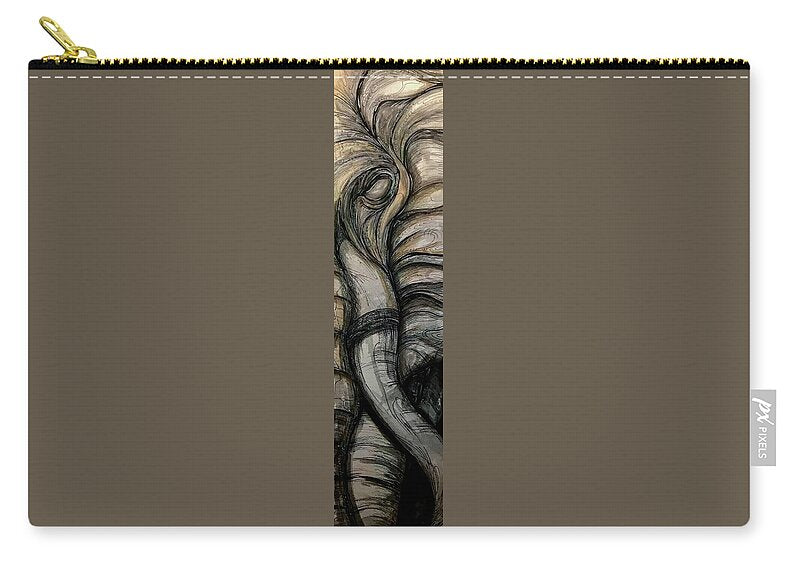 Elephant Half - Zip Pouch