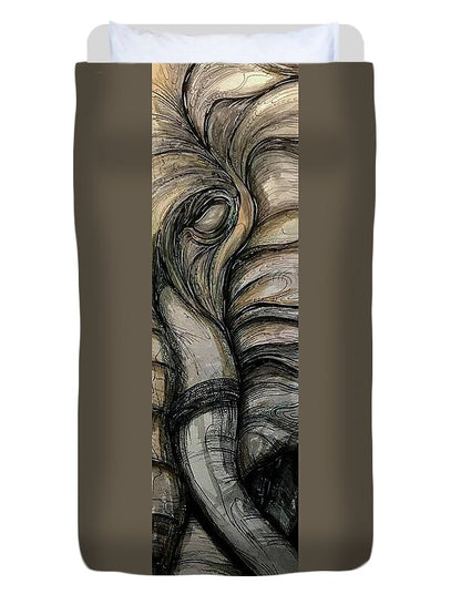 Elephant Half - Duvet Cover
