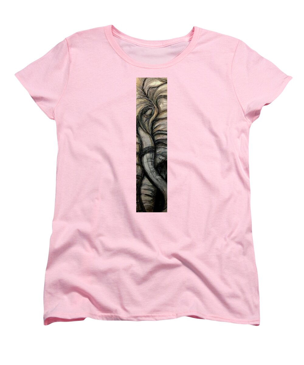 Elephant Half - Women's T-Shirt (Standard Fit)
