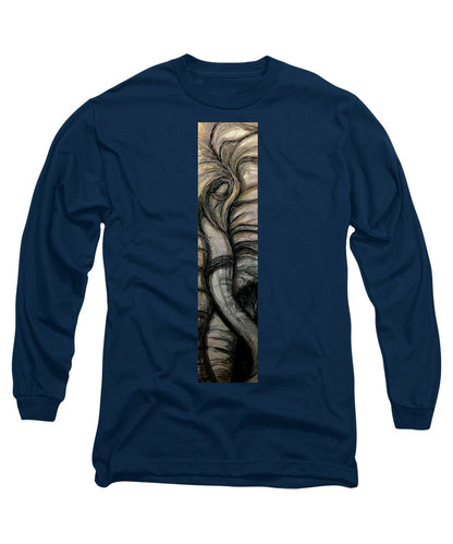 Elephant Half - Long Sleeve T-Shirt