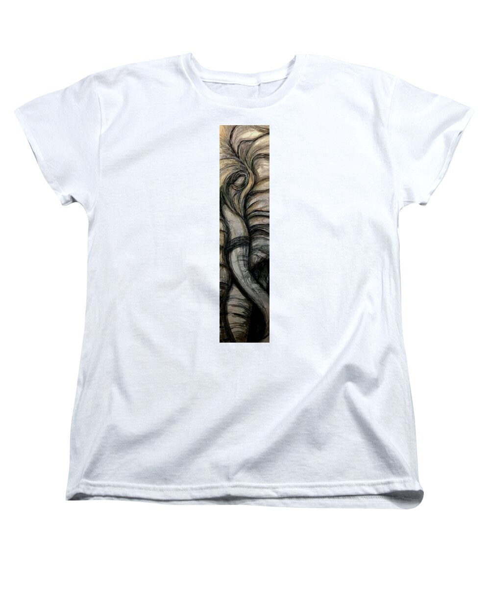 Elephant Half - Women's T-Shirt (Standard Fit)