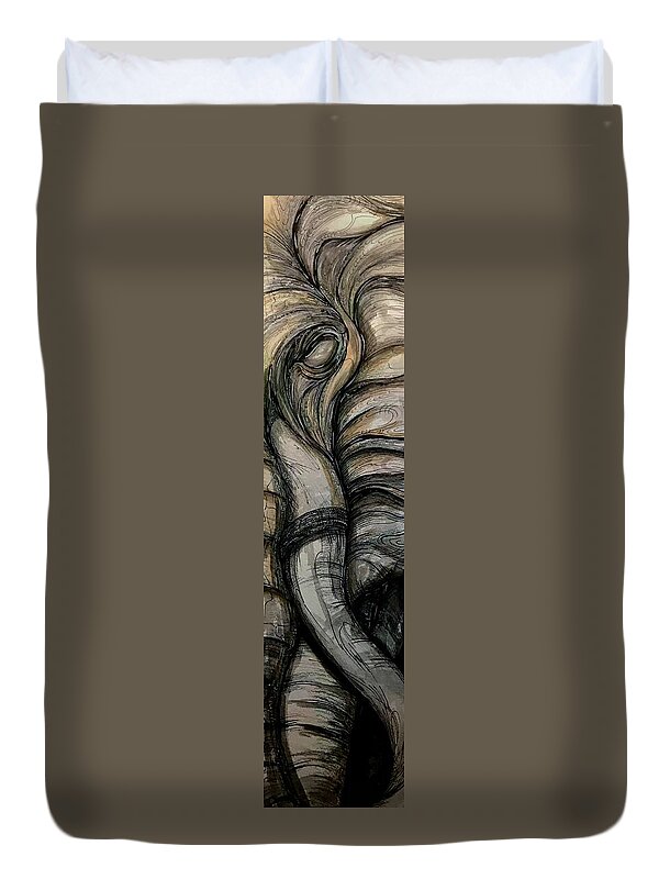 Elephant Half - Duvet Cover