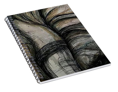 Elephant Half - Spiral Notebook