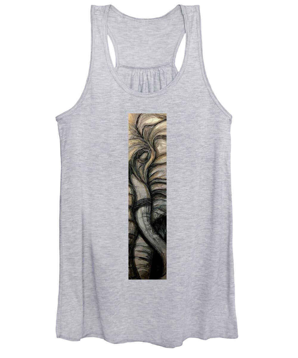 Elephant Half - Women's Tank Top