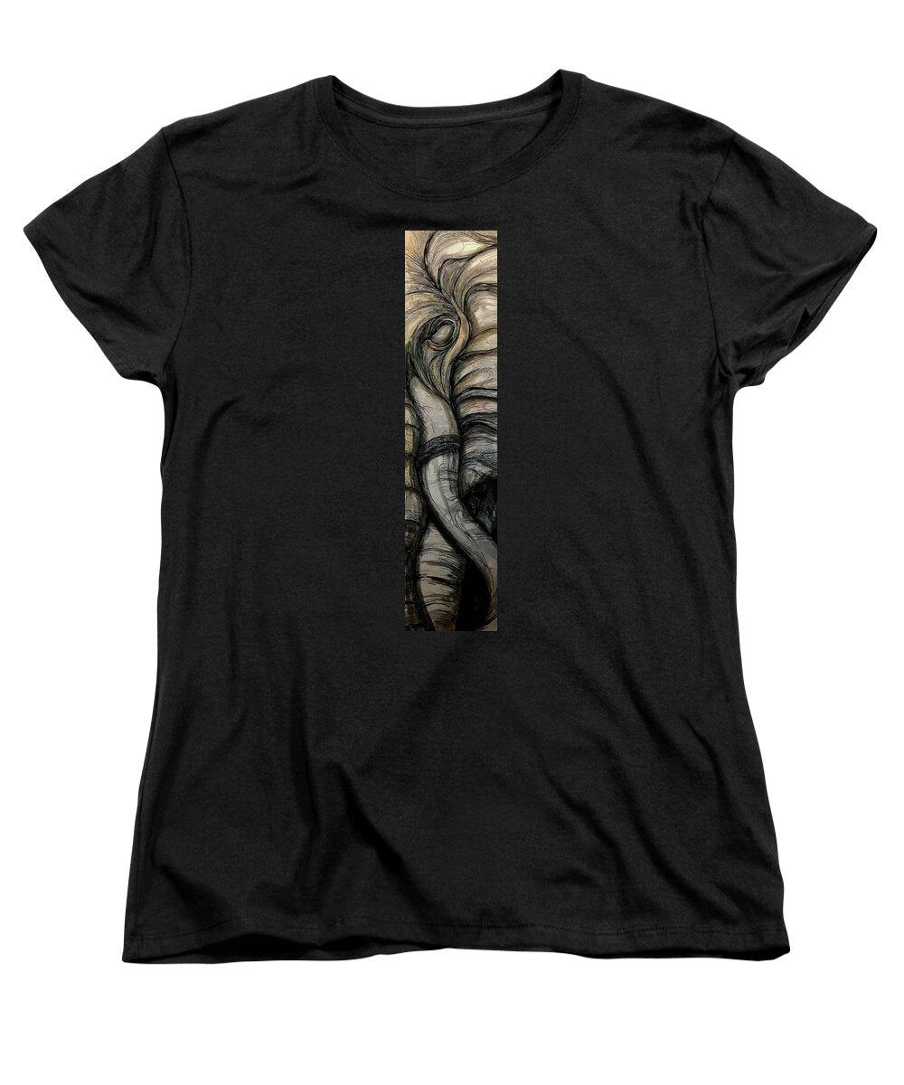 Elephant Half - Women's T-Shirt (Standard Fit)