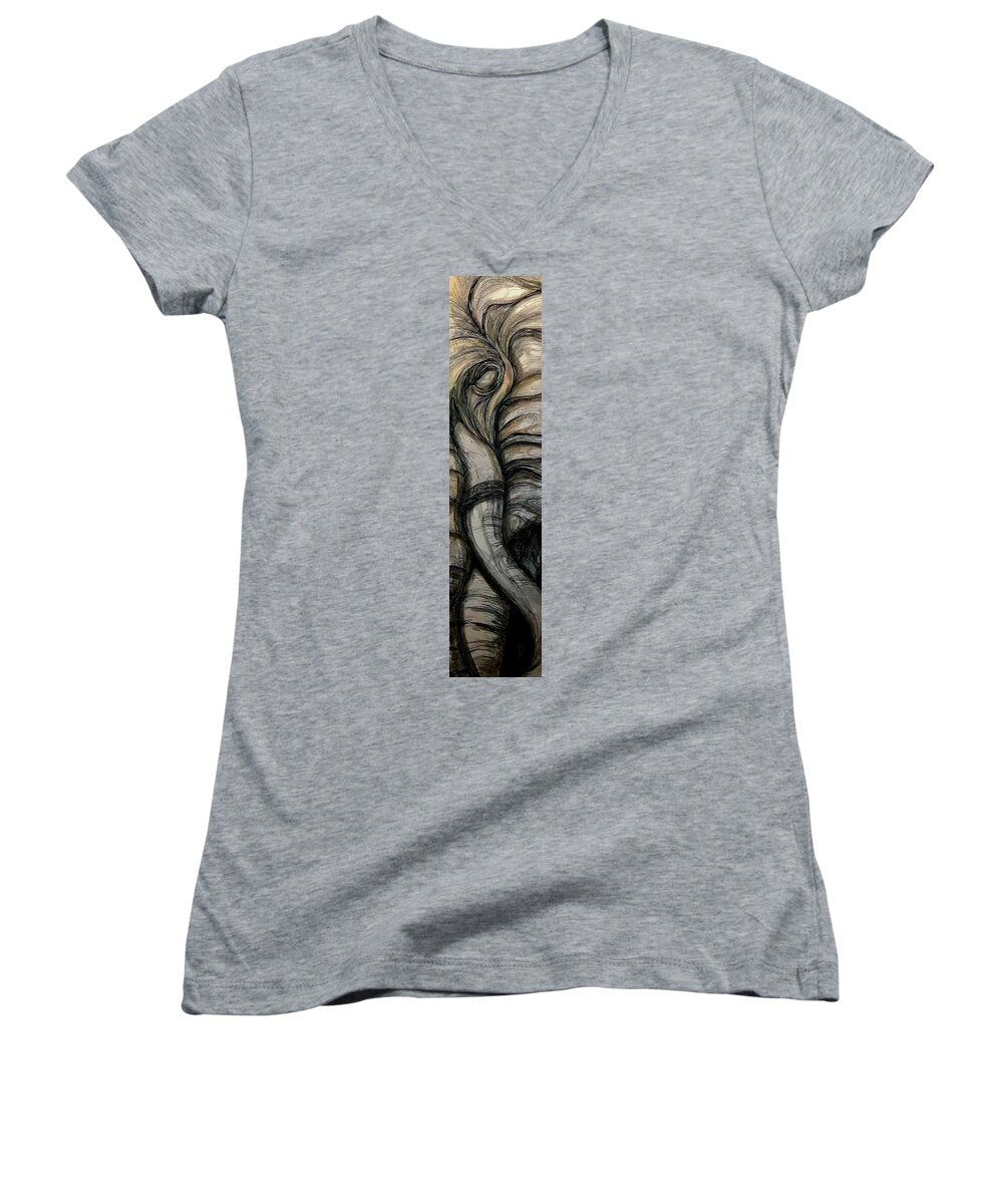 Elephant Half - Women's V-Neck
