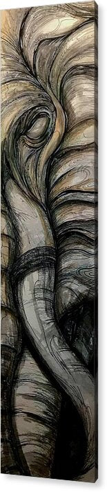 Elephant Half - Acrylic Print