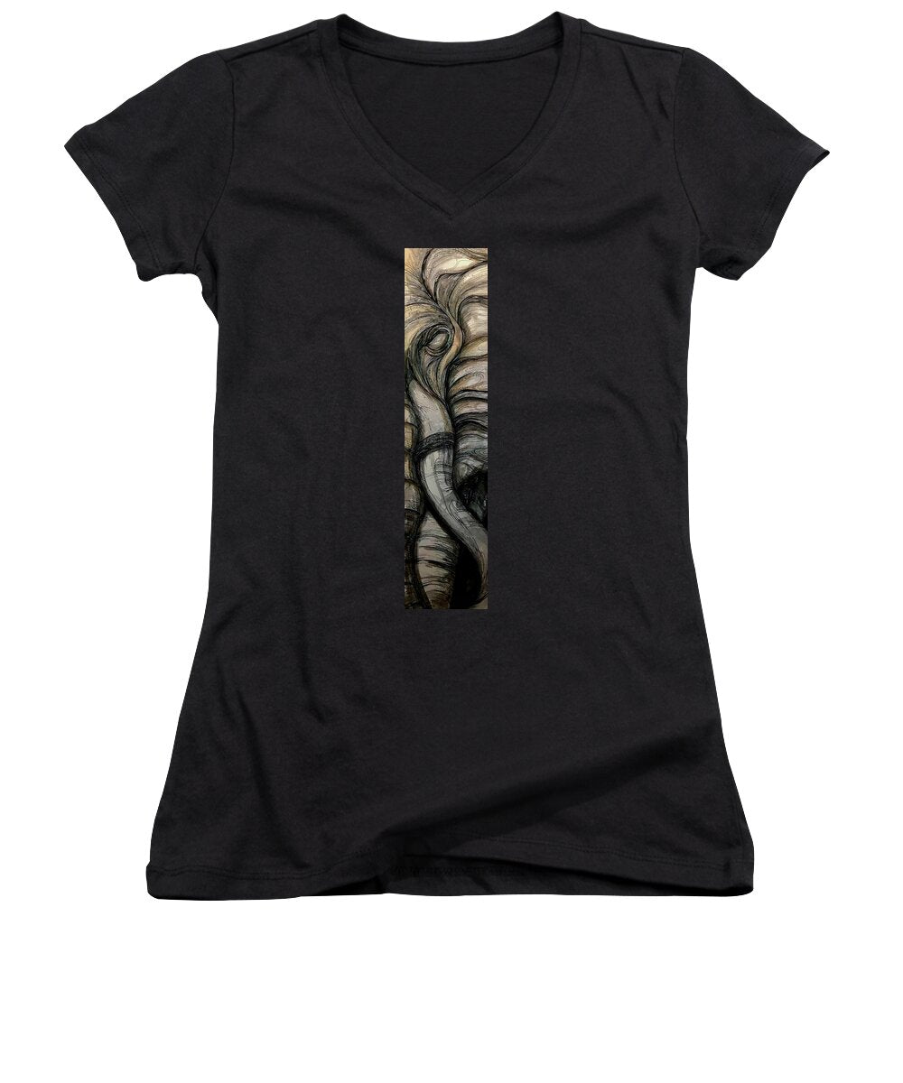 Elephant Half - Women's V-Neck