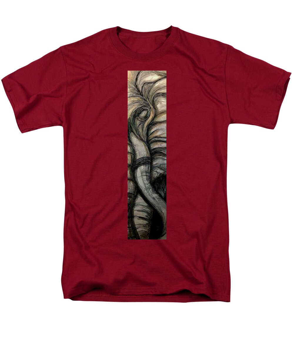 Elephant Half - Men's T-Shirt  (Regular Fit)