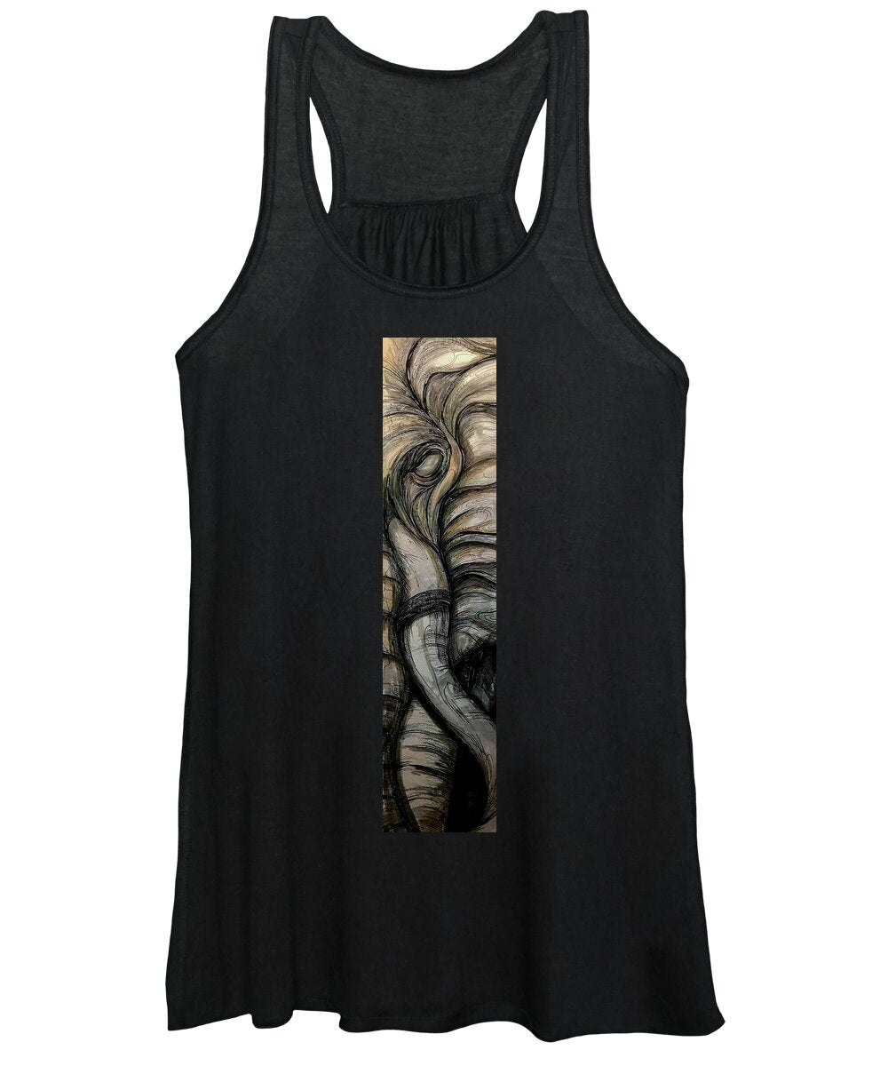Elephant Half - Women's Tank Top