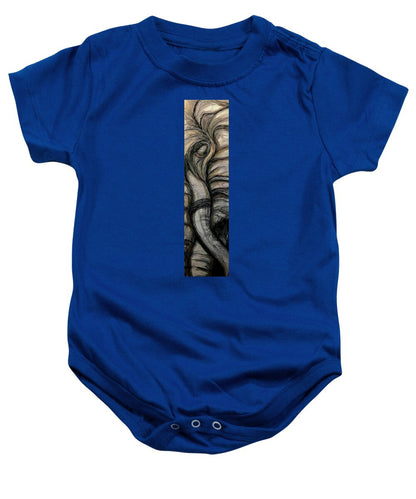 Elephant Half - Baby Onesie