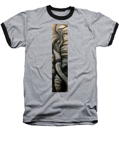 Elephant Half - Baseball T-Shirt