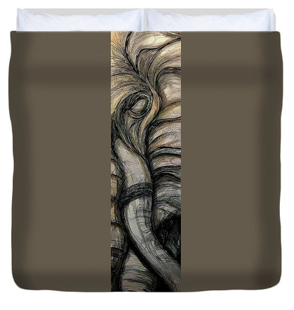Elephant Half - Duvet Cover