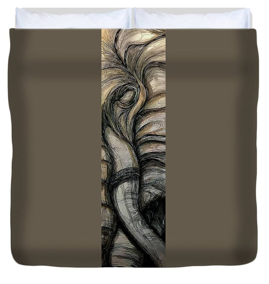 Elephant Half - Duvet Cover