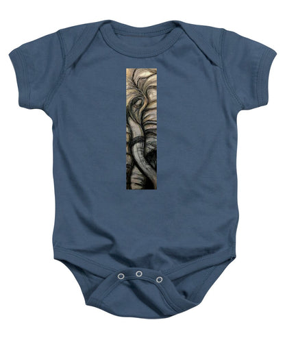 Elephant Half - Baby Onesie